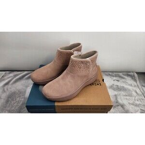 Skechers Women's Size 7 Taupe On the Go Encore Winter Gleam Boots NWB